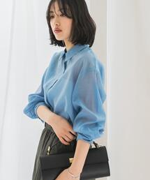 URBAN RESEARCH ROSSO WOMEN | リネンタッチイージーケアオーバーシャツ(シャツ/ブラウス)