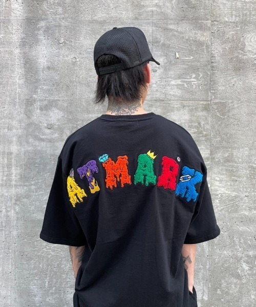 ワンサイズ / UNISEX 》ATMARKサガラ刺繍T（Tシャツ/カットソー