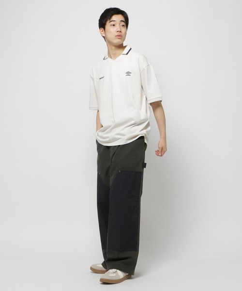 niko and...（ニコアンド）の「【UMBRO】別注ショートスリーブゲームシャツ（シャツ/ブラウス・メンズ・アイボリー/チャコール/ネイビー・MEDIUM/LARGE）」の10枚目の写真