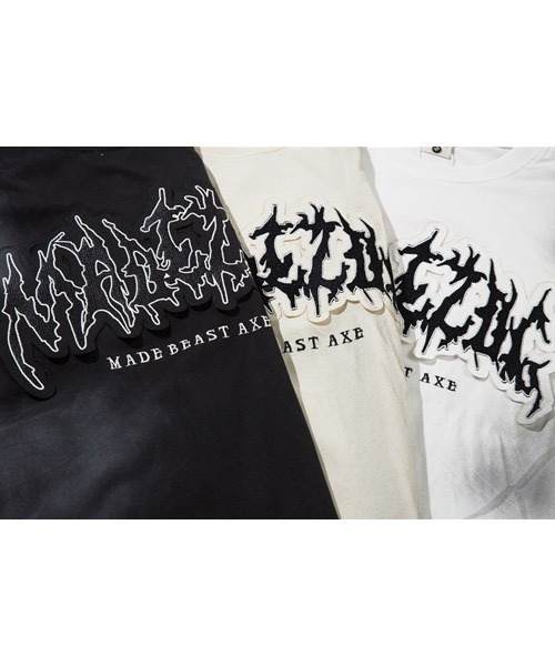 Ressaca(レサーカ)の「オーバーサイズユーズド加工刺繍ロゴノースリーブTシャツ(タンクトップ・レディース・ブラック/アイボリー/ホワイト・XL/L/M)」の16枚目の写真