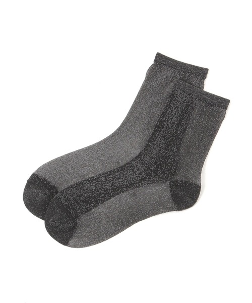 GLOBAL WORK（グローバルワーク）の「抗菌防臭柄ラメソックス/325541（ソックス/靴下・レディース・カーキ/ライトグレー/ブラウン/ピンク/ベージュ/グレー系その他5・FREE）」の5枚目の写真