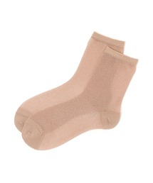 GLOBAL WORK | 抗菌防臭柄ラメソックス/325541(ソックス/靴下)