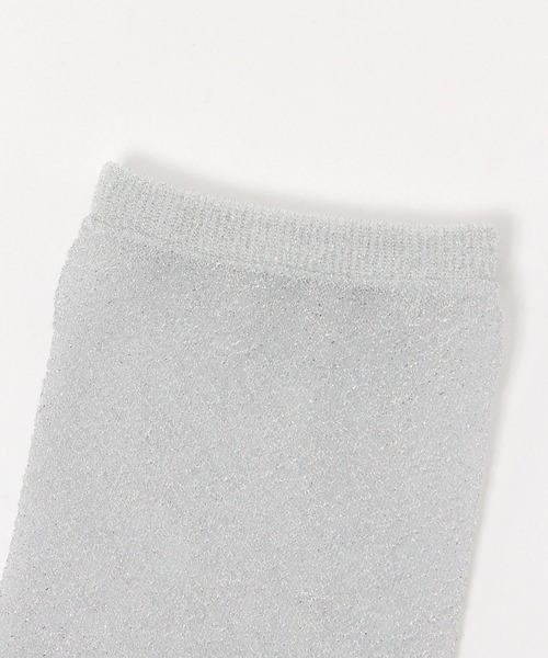 GLOBAL WORK（グローバルワーク）の「抗菌防臭柄ラメソックス/325541（ソックス/靴下・レディース・カーキ/ライトグレー/ブラウン/ピンク/ベージュ/グレー系その他5・FREE）」の7枚目の写真