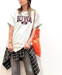 Other(ソノタ)【メンズ】タイポグラフィック刺繍Ｔシャツ