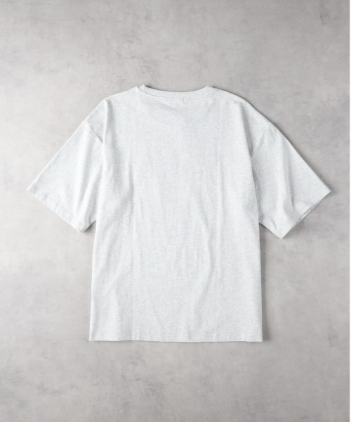 Right-on(ライトオン)の「タイポグラフィック刺繍Tシャツ(Tシャツ/カットソー・メンズ・ブルー/ホワイト/キナリ・M/L/XL)」の9枚目の写真