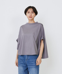 ロワズィール LOISIR デザインカットソー ゆったり 大きめ グレージュ LOISIR｜ロワズィールのTシャツ/カットソー（グレー/灰色系