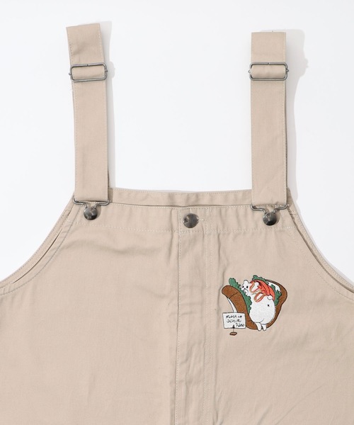 ScoLar Parity 352107：クマのおちり刺繍サロペット 352107：クマのおちり刺繍サロペットの通販-ScoLar
