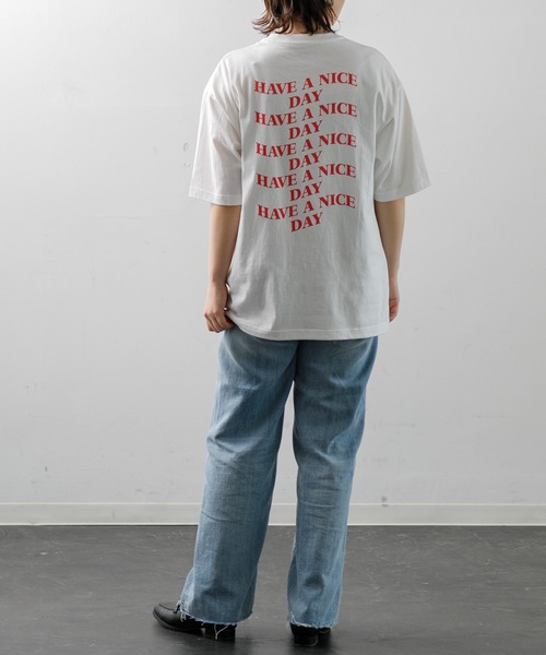 セール】【MEN , WOMEN】CAPSULE-T Pontre Have a nice day Tee