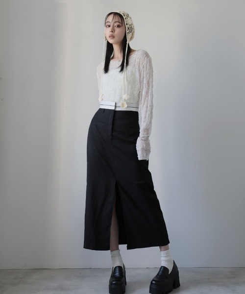 Ulysses(ユリシス)の「バブゥクロシェボンネット(ニットキャップ/ビーニー・レディース・ベージュ/ブラック・F)」の19枚目の写真