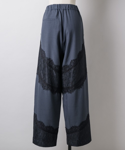 パンツ yae Lace design slacks / 36 yae】Lace design slacks / レースデザインスラックス – LA BELLE
