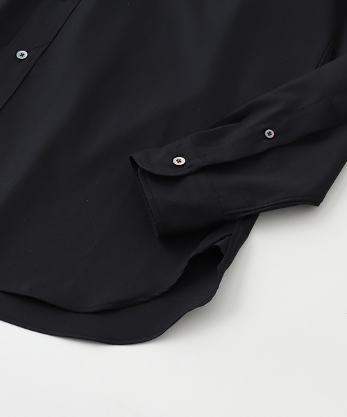 markaware(マーカウェア)の「MARKAWARE(マーカウェア) 別注 REGULAR FIT POLOCOLLAR シャツ(シャツ/ブラウス・メンズ・ブラック・1/2)」の5枚目の写真