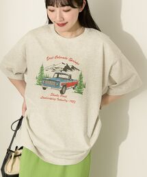CarプリントTシャツ