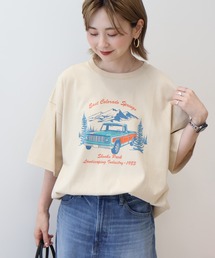 CarプリントTシャツ