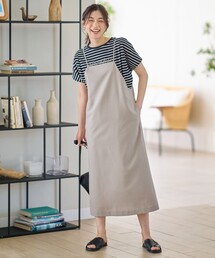 【セットアップ可】サラサラテックリネンキャミソールワンピース