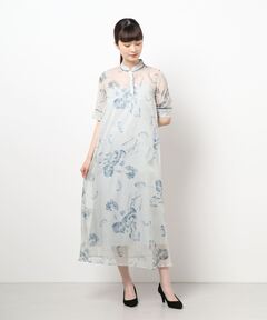 ISLA PIPING SHEER DRESS　アメリヴィンテージ ISLA PIPING SHEER DRESS（ワンピース）｜Ameri（アメリ）の