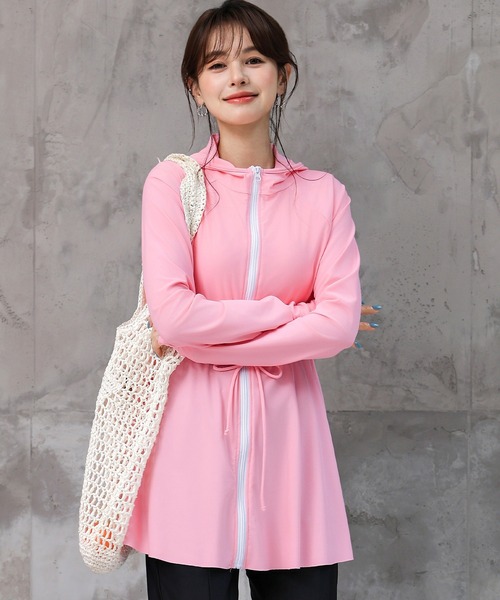 セール】【UVカット率 99.9%以上】レディース水着 長袖フード付き