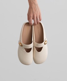 Lunea | レトロデザインフラットミュールパンプス(パンプス)