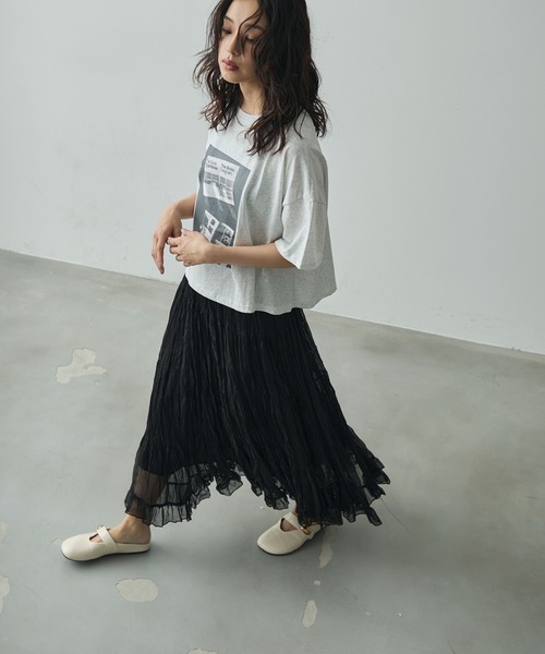 Lunea（ルネア）の「レトロデザインフラットミュールパンプス（パンプス・レディース・ホワイト/ブラウン・23/23.5/24/24.5/25/22.5）」の19枚目の写真