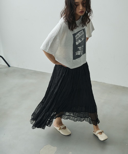 Lunea（ルネア）の「レトロデザインフラットミュールパンプス（パンプス・レディース・ホワイト/ブラウン・23/23.5/24/24.5/25/22.5）」の20枚目の写真