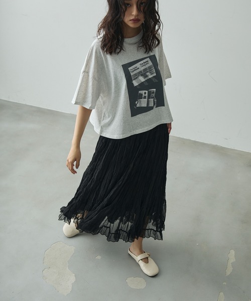 Lunea（ルネア）の「レトロデザインフラットミュールパンプス（パンプス・レディース・ホワイト/ブラウン・23/23.5/24/24.5/25/22.5）」の21枚目の写真