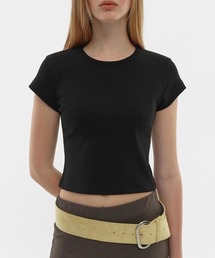 [B-BASIC] クールスタンダードラウンドクロップ半袖Tシャツ