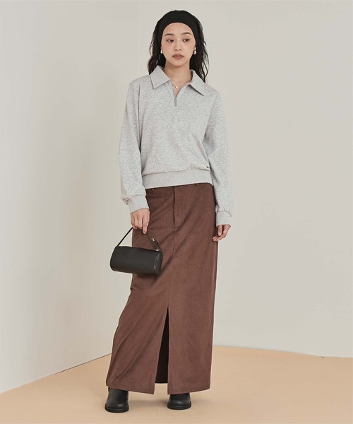 miette（ミエット）の「襟付き裏毛プルオーバー（Tシャツ/カットソー・レディース・ブラック/ライトグレー/ネイビー・S/M）」の10枚目の写真