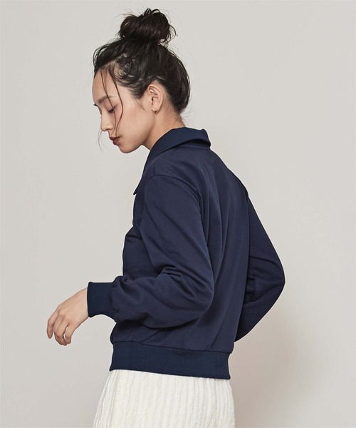 miette（ミエット）の「襟付き裏毛プルオーバー（Tシャツ/カットソー・レディース・ブラック/ライトグレー/ネイビー・S/M）」の22枚目の写真