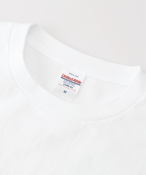 United Athle(ユナイテッドアスレ)の「UnitedAthle ユナイテッドアスレ ヘヴィーウェイトTシャツ(Tシャツ/カットソー・メンズ・ブラック/スカイブルー/ミックスグレー/ネイビー/スミクロ/ホワイト・L/M/S/XL)」の7枚目の写真