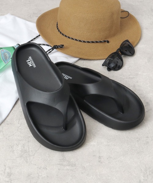 MEI（メイ）の「軽量 厚底 高反発EVAソール トングサンダル（サンダル・メンズ・ブラック・S/M/L）」の9枚目の写真