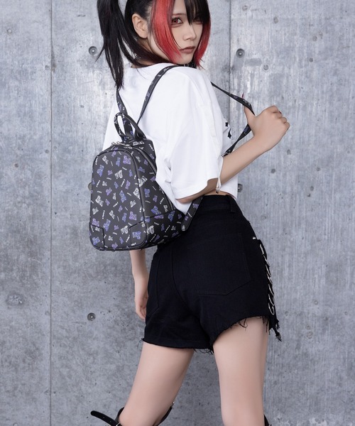 Bandage Bear総柄プリントミニリュック（バックパック/リュック