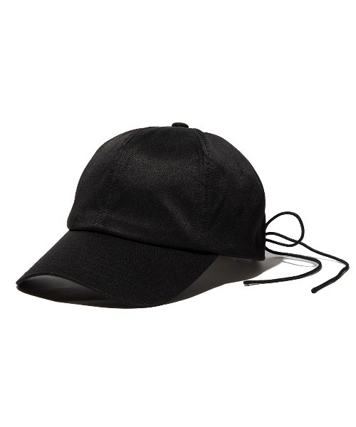 Kinetics(キネティクス)の「Casselini Back Cord Ribbon Cap(キャセリーニ バックコードリボンキャップ)(キャップ・レディース・アイボリー/ブラック・ONE SIZE)」の2枚目の写真