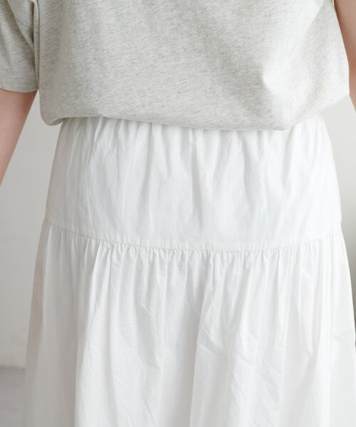 2サイズ展開!》【umm.】ピンタックレースフレアスカート（スカート