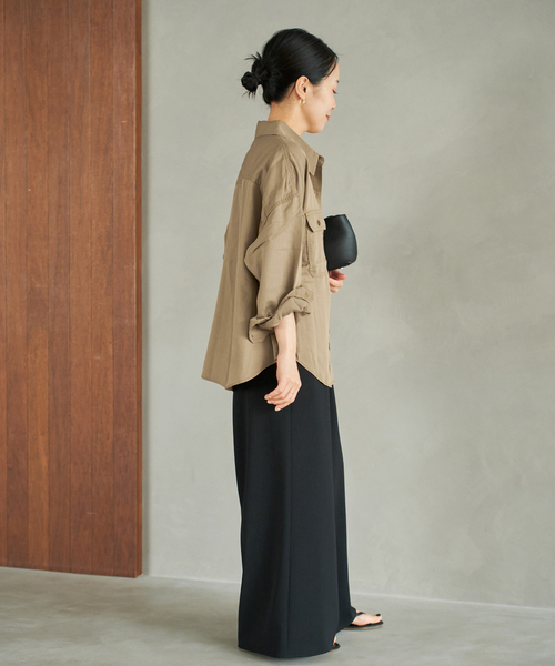 追加》Dry Twill Relax パンツ（スラックス）｜Plage