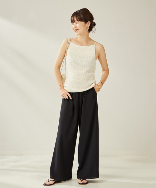 追加》Dry Twill Relax パンツ（スラックス）｜Plage