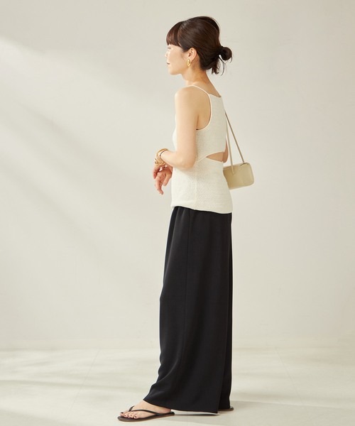 追加》Dry Twill Relax パンツ（スラックス）｜Plage