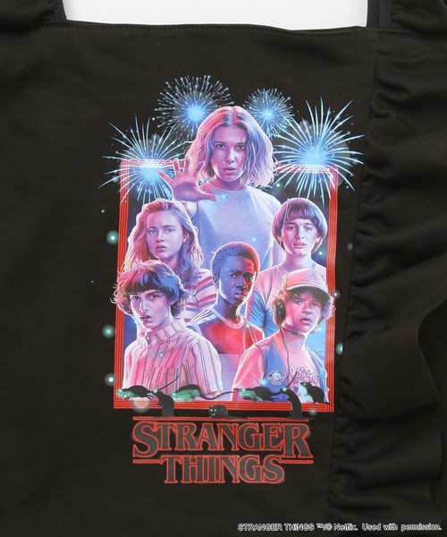 セール】【STRANGER THINGS】コラボフリルトートバッグ（トート
