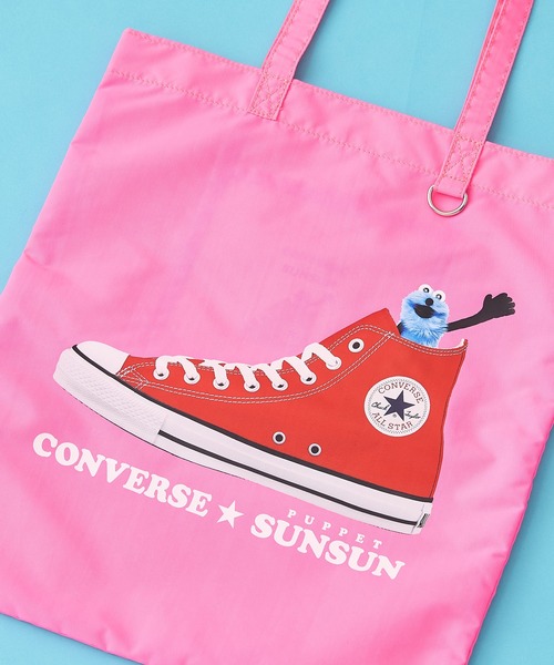 CONVERSE/コンバース】SUNSUN FLAT TOTE BAG パペットスンスン コラボ