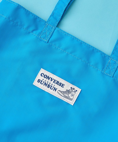 CONVERSE（コンバース）の「【CONVERSE/コンバース】SUNSUN FLAT TOTE BAG　パペットスンスン コラボバッグ（トートバッグ・レディース・ブラック/ピンク/イエロー/ブルー/アイボリー・FREE）」の16枚目の写真