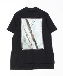 お値下げ不可　最終　アンスリードマーブルアートTシャツ　 ブラック フリーサイズ UN3D.（アンスリード）の「マーブルアートTシャツ（Tシャツ