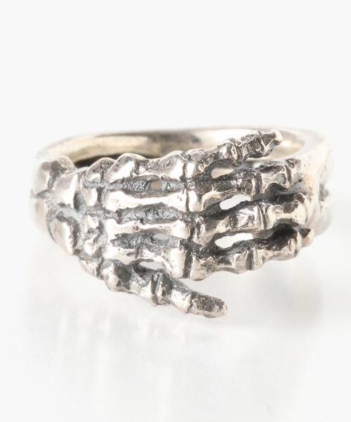 JOURNAL STANDARD(ジャーナルスタンダード)の「THE GREAT FROG Bone Hand Ring(リング・メンズ・シルバー・11/13)」の4枚目の写真