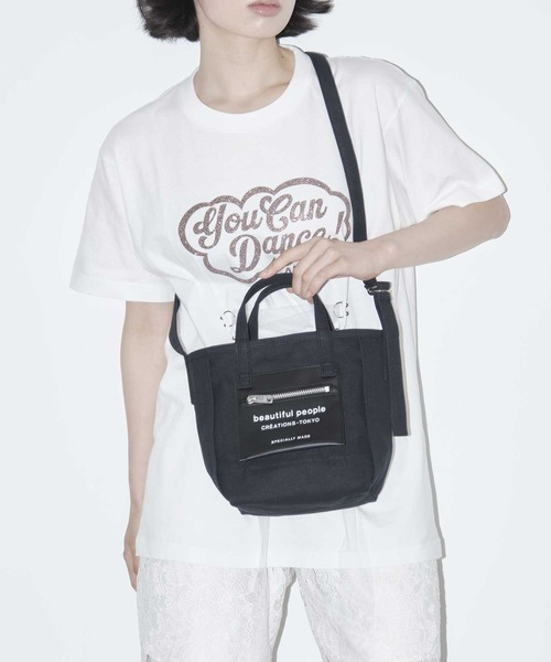 beautiful people/ビューティフルピープル】別注 Logo Leather Pocket