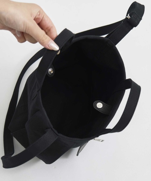 beautiful people(ビューティフルピープル)の「【beautiful people/ビューティフルピープル】別注 Logo Leather Pocket Mini Tote Bag/ロゴレザーポケットミニトートショルダーバッグ(ショルダーバッグ・レディース・ブラック・FREE)」の17枚目の写真