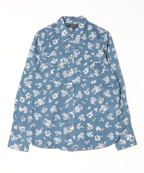 LAUREN RALPH LAUREN / ローレン ラルフ ローレン クラシック フィット フローラル コットン ボイル シャツ クラシック フィット フローラル コットン ボイル シャツ