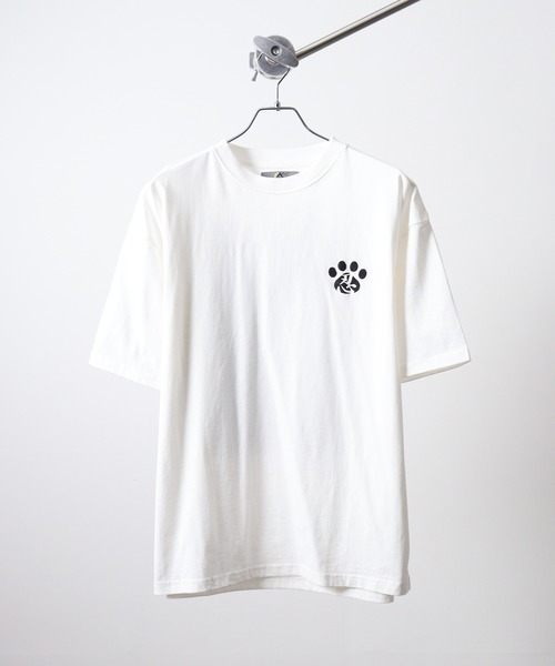 てん⭐︎JULYNINE プリント Tシャツ 半袖 ホワイト イラストプリント半袖Tシャツ 49AV JUNKO SHIMADA｜クロスプラス