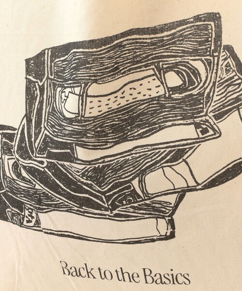 BEAMS T(ビームスティー)の「Shohei Ochiai / TOTE BAG(トートバッグ・メンズ・ナチュラル・ONE SIZE)」の3枚目の写真