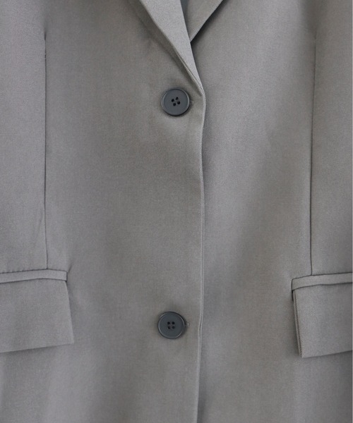 YENNA（イェンナ）の「バックシャンテーラードジャケット（テーラードジャケット・レディース・チャコールグレー/ブラック・FREE）」の21枚目の写真