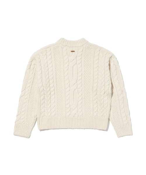 Levi's(リーバイス)の「Levi's/リーバイス INES ケーブルニットセーター(ニット/セーター・レディース・ホワイト・XS/S/M)」の3枚目の写真