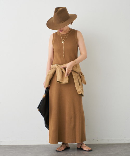 Deuxieme Classe（ドゥーズィエムクラス）の「thermal フレアワンピ―ス（ワンピース・レディース・キャメル・FREE）」の2枚目の写真