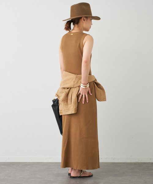 Deuxieme Classe（ドゥーズィエムクラス）の「thermal フレアワンピ―ス（ワンピース・レディース・キャメル・FREE）」の4枚目の写真