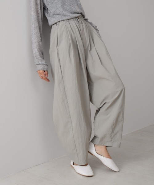 Bab(バブ)の「【S・Mサイズ展開】リラックスバルーンパンツ(その他パンツ・レディース・チャコールグレー/ブラック/グレイッシュベージュ・S/M)」の3枚目の写真